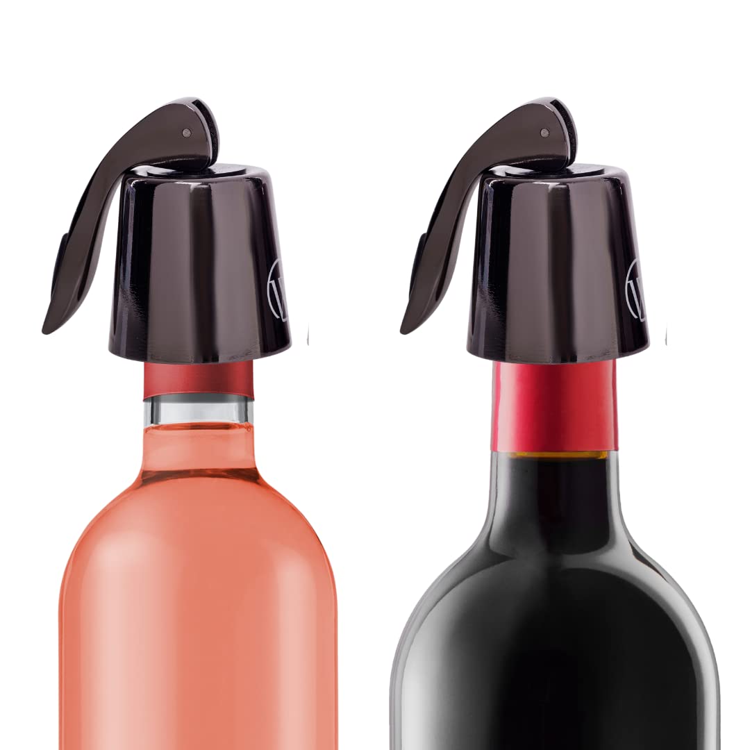 Wine Stopper in Black Silicone